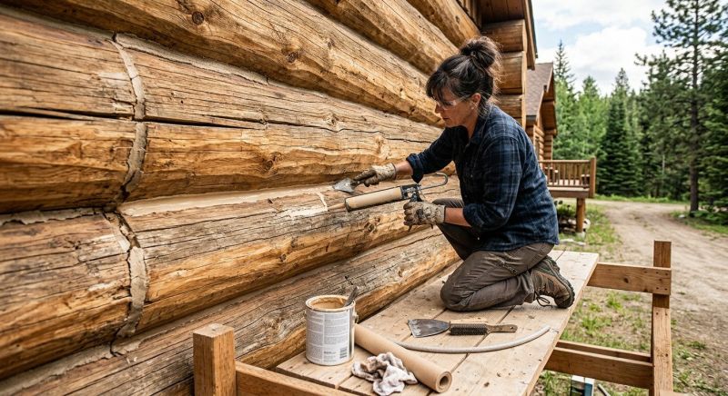 Log Home Repair in Alpharetta, GA