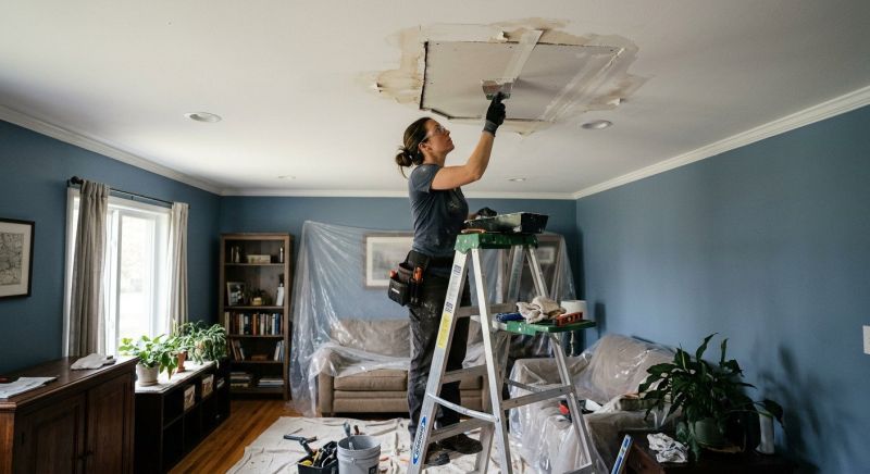 Water Damage Ceiling Repair in Santa Rosa, CA